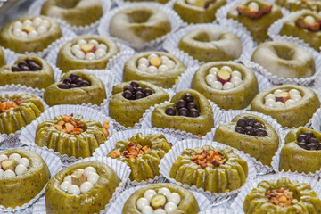 cakes on plate