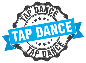 tap dance stamp. sign. seal
