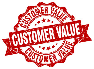 customer value stamp. sign. seal