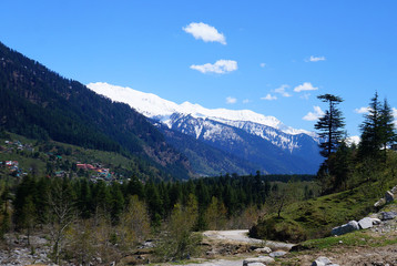 lake in mountains