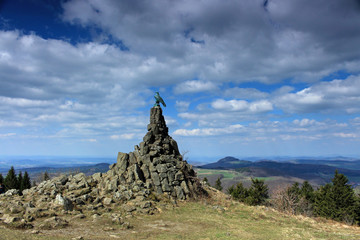 Das Fliegerdenkmal auf der Wasserkuppe 