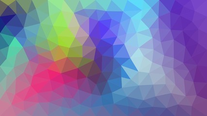 Obraz premium LowPoly Hintergrund, Dreiecke, Polygone, farbenfroh, abstrakte Oberfläche, moderner Hintergrund, Vektorgrafik-Illustration für Ihr Projekt
