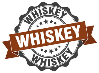 whiskey stamp. sign. seal