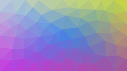 LowPoly Hintergrund, Dreiecke, Polygone, farbenfroh, abstrakte Oberfläche, moderner Hintergrund, Vektorgrafik-Illustration für Ihr Projekt