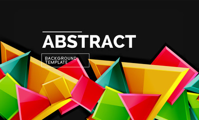 Shiny style geometric background