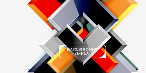 Abstract arrows composition background