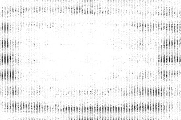 Texture of black lines, scratches, dots on white background.