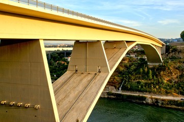 Infante bridge over Douro river in Oporto, Portugal