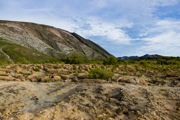 Landscape in the valleys of Bolivia.