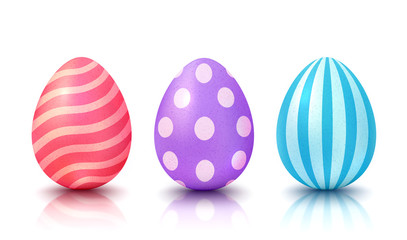 Colorful Easter eggs