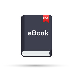Download book. E-book marketing, content marketing, ebook download. Vector illustration.