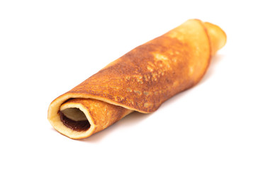 Classic French Crepes with Chocolate Hazelnut Spread