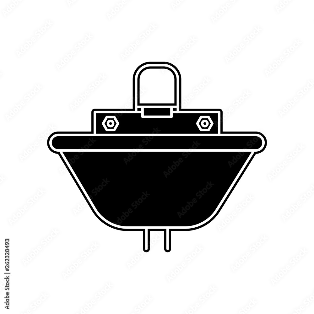 Aufkleber sink icon. element of bathroom for mobile concept and web apps icon. glyph, flat icon for website de
