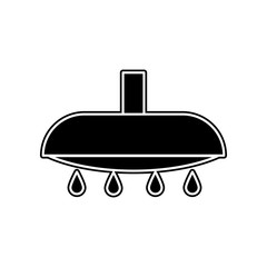 Shower icon. Element of bathroom for mobile concept and web apps icon. Glyph, flat icon for website design and development, app development