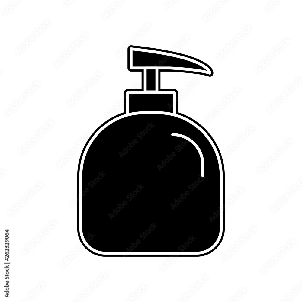 Poster soap. icon. element of bathroom for mobile concept and web apps icon. glyph, flat icon for website d