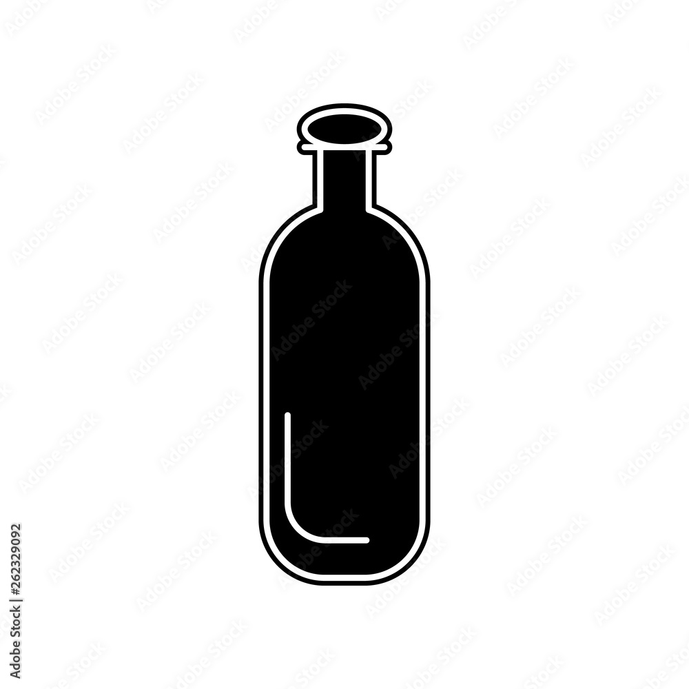 Poster bottle icon. element of bathroom for mobile concept and web apps icon. glyph, flat icon for website 