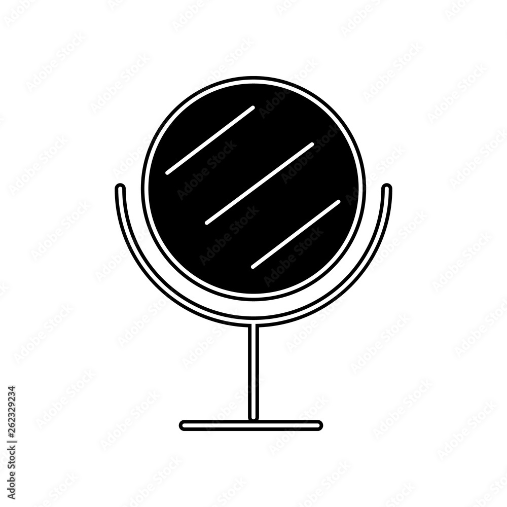 Aufkleber mirror icon. element of bathroom for mobile concept and web apps icon. glyph, flat icon for website 