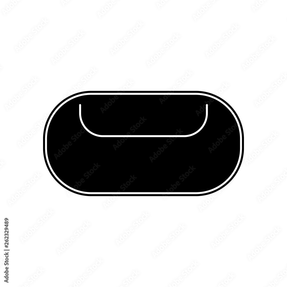 Poster soap icon. element of bathroom for mobile concept and web apps icon. glyph, flat icon for website de