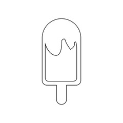 ice cream icon. Element of Beach for mobile concept and web apps icon. Outline, thin line icon for website design and development, app development