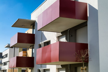 Contemporary luxury apartment buildings, penthouse