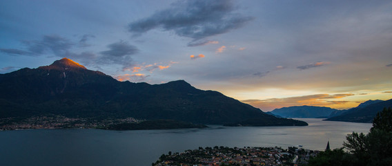Comer See Panorama,Italien Lombardei
