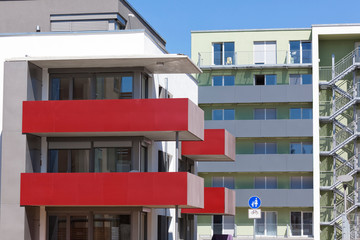 Contemporary luxury apartment buildings, penthouse