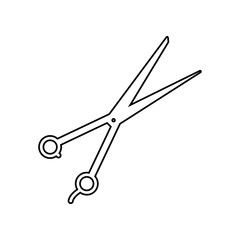 scissors icon. Element of Beauty salon for mobile concept and web apps icon. Outline, thin line icon for website design and development, app development