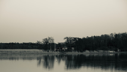 Cinematic image of Nordic Spring Evening, Helsinki, Finland