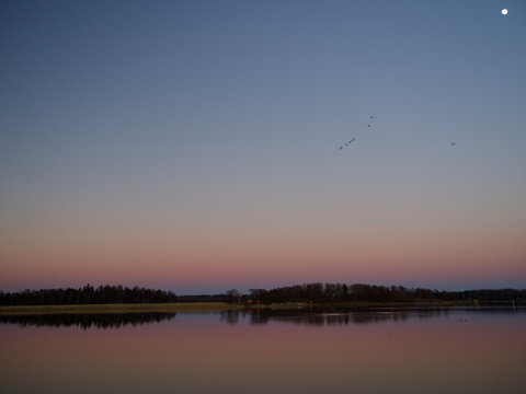 Cinematic image of Nordic Spring Evening, Helsinki, Finland