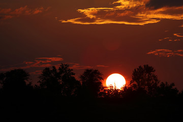 Sonnenuntergang Krüger Park / Sundown Kruger Park /