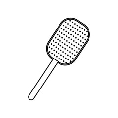 hair brush icon. Element of Beauty salon for mobile concept and web apps icon. Outline, thin line icon for website design and development, app development