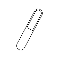 nailfile icon. Element of Beauty salon for mobile concept and web apps icon. Outline, thin line icon for website design and development, app development