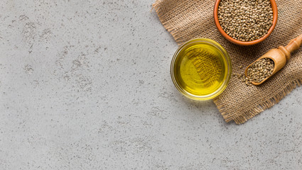 Hemp essential oil and seeds