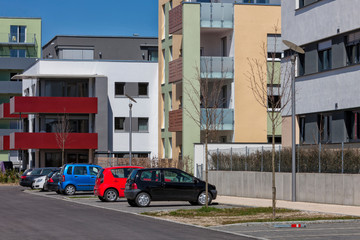 Contemporary luxury apartment buildings, penthouse