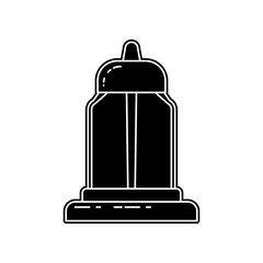 kerosene lamp icon. Element of Camping for mobile concept and web apps icon. Glyph, flat icon for website design and development, app development