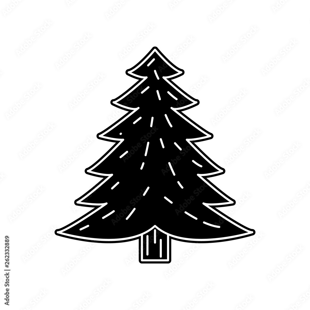 Poster pine icon. element of camping for mobile concept and web apps icon. glyph, flat icon for website des