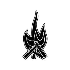 bonfire icon. Element of Camping for mobile concept and web apps icon. Glyph, flat icon for website design and development, app development