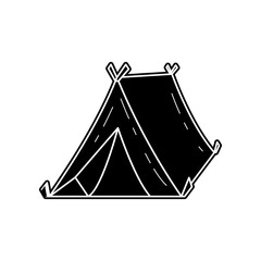 tent icon. Element of Camping for mobile concept and web apps icon. Glyph, flat icon for website design and development, app development