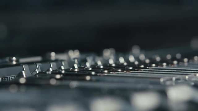 Producing Printed Circut Board. Advanced Robotic Arm Technology Producing Pcbs
