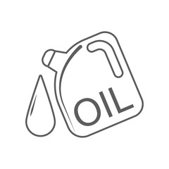 automotive oil icon. Element of Car repear for mobile concept and web apps icon. Outline, thin line icon for website design and development, app development