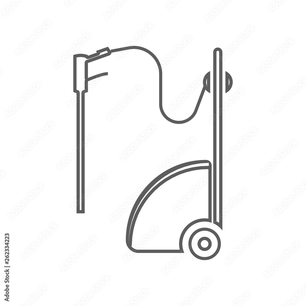 Poster car washer icon. element of car repear for mobile concept and web apps icon. outline, thin line icon