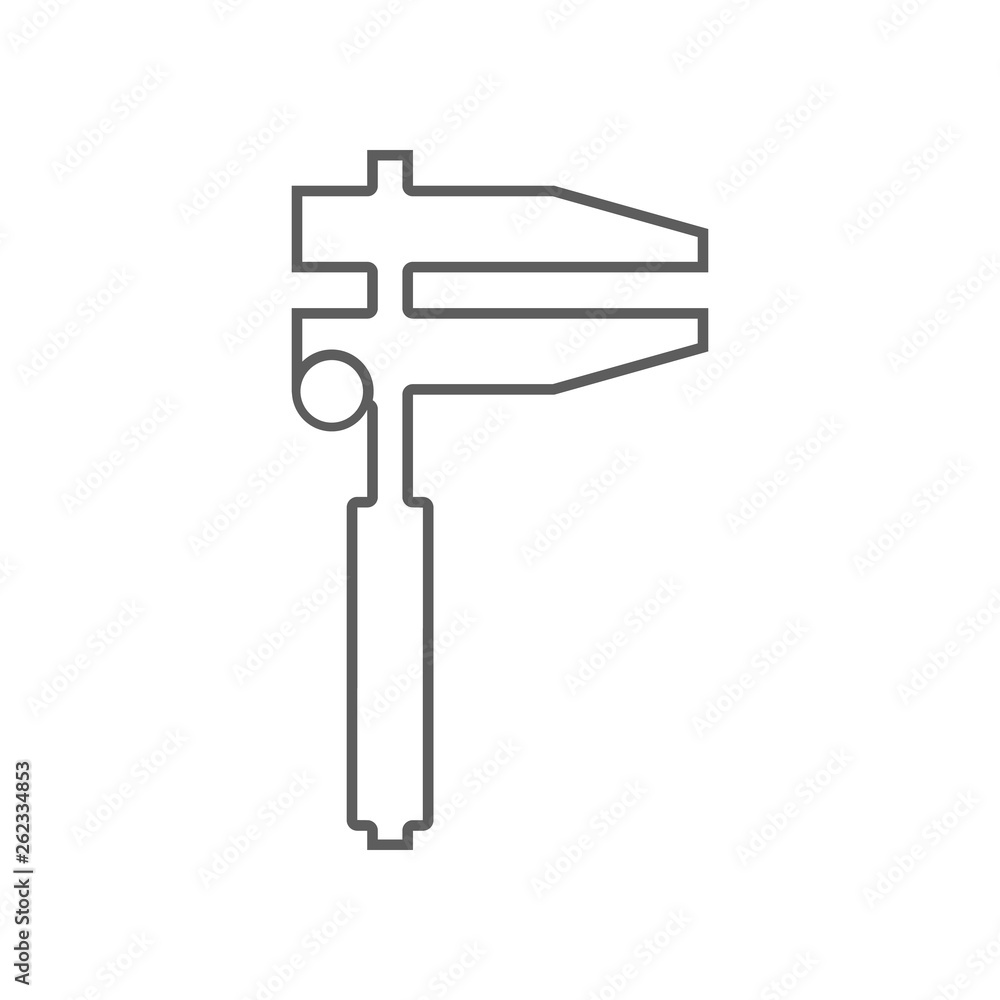 Poster tool for repairing a car icon. element of car repear for mobile concept and web apps icon. outline, 
