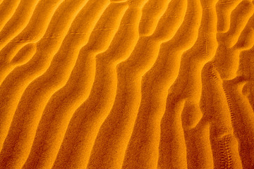 Shapes of the desert sand