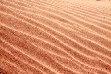 Shapes of the desert sand