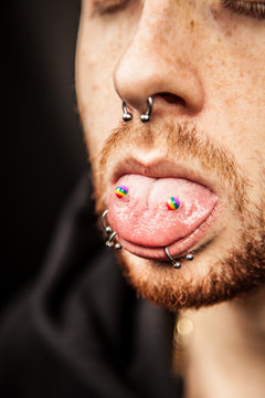 Tongue and septum clearance piercing