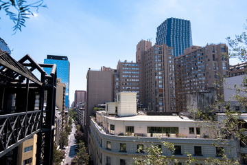 view of santiago chile