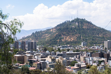 view of santiago chile