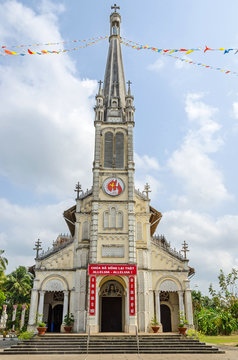  Neo-Gothic Cathedral Of Cai Be In The Mekong Delta In Vietnam