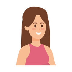 beautiful young woman character