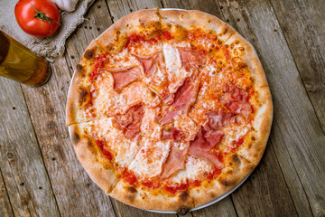 Italian meat pizza
